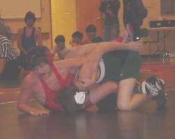wrestling with fear (red)