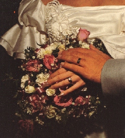 on our 1st day as husband and wife